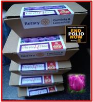 If clubs are interested in a similar project, C&O Rotary can provide example boxes/labels @ £30 for 50, please get in touch.